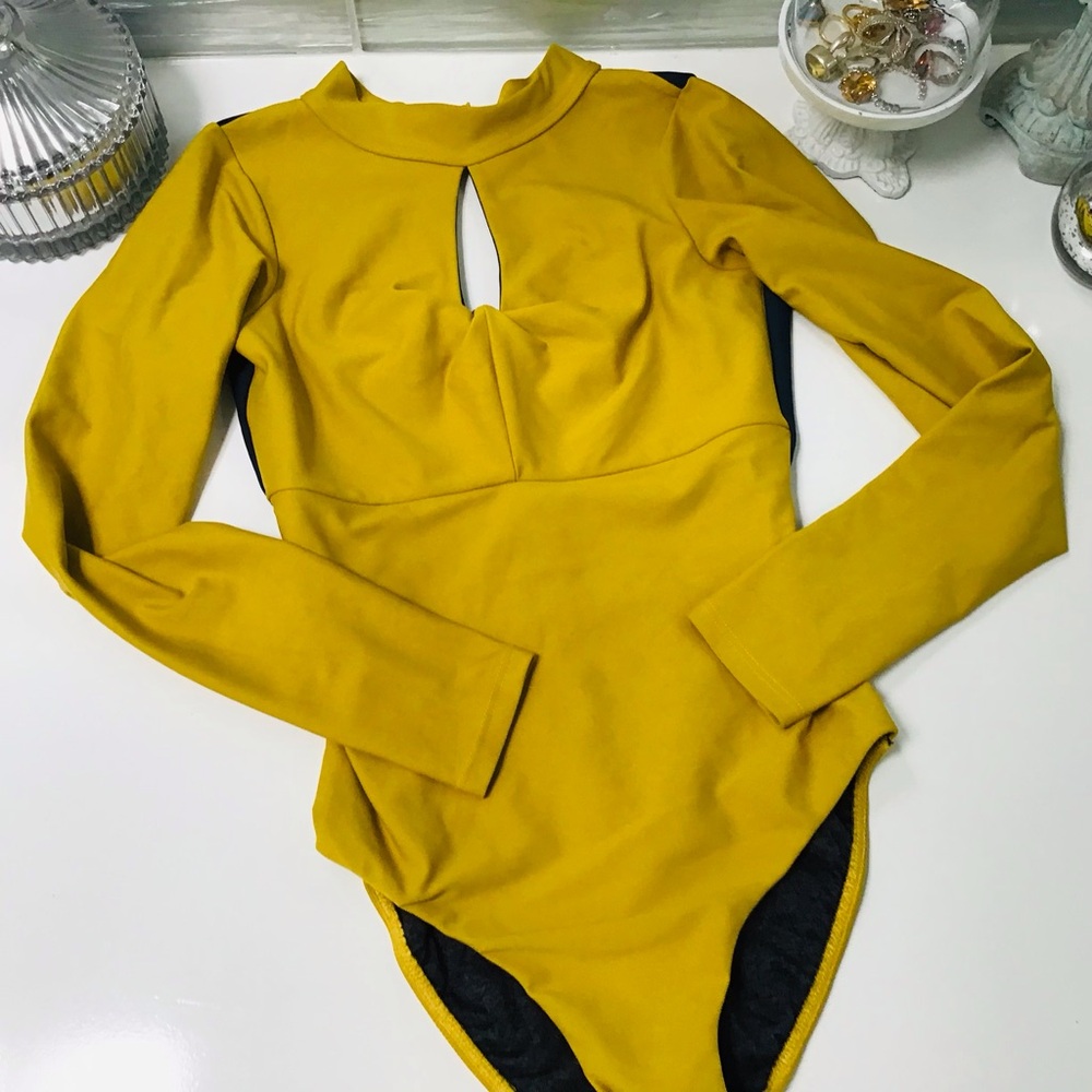 Five the Label Dancewear Long Sleeve Leotard S EUC